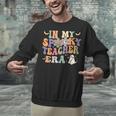 In My Spooky Teacher Era Groovy Hippie Retro Ghost Halloween Men Women Kids Unisex Sweatshirt, Groovy Teacher Sweatshirts, gift for family, gift for coworker