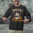 Spooky Teacher Halloween Cute Ghost Pumpkin Reading Women Unisex Sweatshirt, gift for family, gift for coworker Spooky Teacher Halloween Cute Ghost Pumpkin Reading Women Unisex Sweatshirt, gift for family, gift for coworker