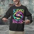 Super Teacher Back To School Apple Tie Dye First Day Unisex Sweatshirt, Super Teacher Sweatshirts, gift for family, gift for coworker Super Teacher Back To School Apple Tie Dye First Day Unisex Sweatshirt, Super Teacher Sweatshirts, gift for family, gift for coworker