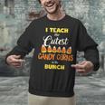 I Teach The Cutest Candy Corn In The Patch Teacher Halloween Unisex Sweatshirt, gift for family, gift for coworker