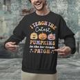 I Teach The Cutest Pumpkins In The Patch 1st Grade Teacher For Men Women Kids Unisex Sweatshirt, gift for family, gift for coworker