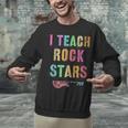 I TEACH ROCKSTARS Band Vibes Teacher Rocks My Music Teaching Unisex Sweatshirt, gift for family, gift for coworker I TEACH ROCKSTARS Band Vibes Teacher Rocks My Music Teaching Unisex Sweatshirt, gift for family, gift for coworker