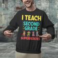 I Teach Second Grade Superheroes Teacher Superhero Unisex Sweatshirt, gift for family, gift for coworker I Teach Second Grade Superheroes Teacher Superhero Unisex Sweatshirt, gift for family, gift for coworker