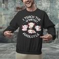 I Teach The Smartest Axolotls Cute Teacher Axolotl Unisex Sweatshirt, gift for family, gift for coworker