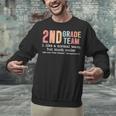 Teacher 2ND Grade Team Like a Normal Team But Much Cooler Unisex Sweatshirt, 2nd Grade Teacher Sweatshirts, gift for family, gift for coworker