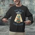 Teacher Alien Books UFO Reading Take Me To Your Reader Unisex Sweatshirt, gift for family, gift for coworker Teacher Alien Books UFO Reading Take Me To Your Reader Unisex Sweatshirt, gift for family, gift for coworker