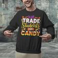 Teacher Cute Will Trade Students For Candy Halloween Costume Unisex Sweatshirt, gift for family, gift for coworker Teacher Cute Will Trade Students For Candy Halloween Costume Unisex Sweatshirt, gift for family, gift for coworker