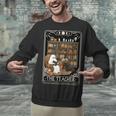 The Teacher Ghost Book Reading Books Lover Halloween Unisex Sweatshirt, gift for family, gift for coworker