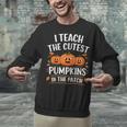 Teacher Halloween I Teach The Cutest Pumpkins In The Patch Unisex Sweatshirt, gift for family, gift for coworker