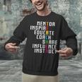 Teacher Inspirational Educator Favorite School Teacher Men Women Girls Kids Unisex Sweatshirt, gift for family, gift for coworker