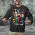 Teacher Of Pre K Superheroes Teacher New School Year Men Women Unisex Sweatshirt, gift for family, gift for coworker