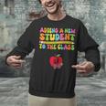 Teacher Pregnancy Announcement Clothing Expecting Teacher X-Small Unisex Sweatshirt, gift for family, gift for coworker