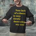 Teacher Or Professor Essay Thesis Writing Joke For Men Women Unisex Sweatshirt, Writing Teacher Sweatshirts, gift for family, gift for coworker