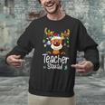 Teacher Squad Red Plaid Rudolph Reindeer Christmas Unisex Sweatshirt, gift for family, gift for coworker Teacher Squad Red Plaid Rudolph Reindeer Christmas Unisex Sweatshirt, gift for family, gift for coworker