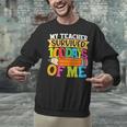 My Teacher Survived 100 Days Of Me 100th Day Of School Kids Unisex Sweatshirt, gift for family, gift for coworker My Teacher Survived 100 Days Of Me 100th Day Of School Kids Unisex Sweatshirt, gift for family, gift for coworker