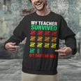 My Teacher Survived 67 Days Of Me School Kids Costume Unisex Sweatshirt, gift for family, gift for coworker My Teacher Survived 67 Days Of Me School Kids Costume Unisex Sweatshirt, gift for family, gift for coworker