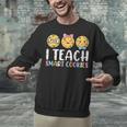 Teacher I Teach Smart Cookies For Men Women Kids Unisex Sweatshirt, gift for family, gift for coworker Teacher I Teach Smart Cookies For Men Women Kids Unisex Sweatshirt, gift for family, gift for coworker