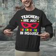 Teachers Are Just Superheroes In Disguise School Unisex Sweatshirt, gift for family, gift for coworker Teachers Are Just Superheroes In Disguise School Unisex Sweatshirt, gift for family, gift for coworker