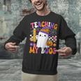 Teaching My Boos Ghost Teacher Cute Pencil Halloween Teacher Unisex Sweatshirt, gift for family, gift for coworker Teaching My Boos Ghost Teacher Cute Pencil Halloween Teacher Unisex Sweatshirt, gift for family, gift for coworker