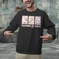Teaching Is My Boos Teacher Ghost Halloween Women Girls Unisex Sweatshirt, gift for family, gift for coworker