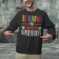 Teaching My Favorite Superheros Men Women SPED Teacher Unisex Sweatshirt, gift for family, gift for coworker Teaching My Favorite Superheros Men Women SPED Teacher Unisex Sweatshirt, gift for family, gift for coworker
