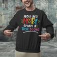 Test Day Teacher Shirt You Are More Than a Test Score Women Unisex Sweatshirt, gift for family, gift for coworker Test Day Teacher Shirt You Are More Than a Test Score Women Unisex Sweatshirt, gift for family, gift for coworker