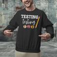 Testing Testing 123 Cute Math Teacher Student Test Day Men Women Girls Kids Unisex Sweatshirt, gift for family, gift for coworker