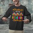 Thankful For My 3rd Grade Turkeys Thanksgiving Teacher Kids Unisex Sweatshirt, gift for family, gift for coworker