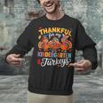 Thankful For My Kindergarten Turkeys Thanksgiving Teacher Unisex Sweatshirt, gift for family, gift for coworker
