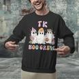TK Boo Crew Retro Groovy Halloween Floral Ghost TK Teacher Unisex Sweatshirt, Groovy Teacher Sweatshirts, gift for family, gift for coworker TK Boo Crew Retro Groovy Halloween Floral Ghost TK Teacher Unisex Sweatshirt, Groovy Teacher Sweatshirts, gift for family, gift for coworker