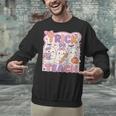 Trick Or Teach Retro Halloween Teacher Look Unisex Sweatshirt, gift for family, gift for coworker