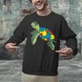 Turtle Puzzle Pieces For Autism Awareness Kids Women Teacher Unisex Sweatshirt, gift for family, gift for coworker Turtle Puzzle Pieces For Autism Awareness Kids Women Teacher Unisex Sweatshirt, gift for family, gift for coworker