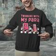 Twinning With My Para Teacher Matching Paraprofessional 70s For Men Women Unisex Sweatshirt, gift for family, gift for coworker Twinning With My Para Teacher Matching Paraprofessional 70s For Men Women Unisex Sweatshirt, gift for family, gift for coworker