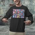 Twinning With My Teacher Bestie Teaching Partner Unisex Sweatshirt, gift for family, gift for coworker