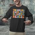 Twinning With My Teacher Bestie Twin Day Matching For Men Women Kids Unisex Sweatshirt, gift for family, gift for coworker Twinning With My Teacher Bestie Twin Day Matching For Men Women Kids Unisex Sweatshirt, gift for family, gift for coworker