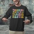 Twinning With My Teacher Bestie Twin Day Matching Teachers For Men Women Girls Kids Unisex Sweatshirt, gift for family, gift for coworker
