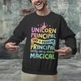 Unicorn Principal Back To School Teacher Appreciation Unisex Sweatshirt, gift for family, gift for coworker Unicorn Principal Back To School Teacher Appreciation Unisex Sweatshirt, gift for family, gift for coworker
