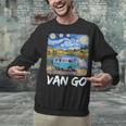 Van Go Retro Vanlife Art Teacher Unisex Sweatshirt, gift for family, gift for coworker