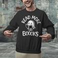 Vintage Halloween Teacher Women Reading Read More Books Unisex Sweatshirt, gift for family, gift for coworker Vintage Halloween Teacher Women Reading Read More Books Unisex Sweatshirt, gift for family, gift for coworker