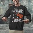 Violin Player Costume For Men Women Violin Teacher Violinist Unisex Sweatshirt, gift for family, gift for coworker