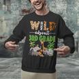 Wild About 3rd Grade Teacher Student Third Grade Zoo Safari Unisex Sweatshirt, gift for family, gift for coworker