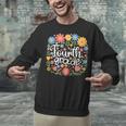 Wildflower 4th Fourth Grade Floral Back To School Teacher Unisex Sweatshirt, 4th Grade Teacher Sweatshirts, gift for family, gift for coworker Wildflower 4th Fourth Grade Floral Back To School Teacher Unisex Sweatshirt, 4th Grade Teacher Sweatshirts, gift for family, gift for coworker