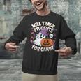Will Trade Students For Candy Halloween Teacher Unisex Sweatshirt, gift for family, gift for coworker
