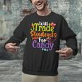 Will Trade Students For Candy Teacher Halloween Costume Unisex Sweatshirt, gift for family, gift for coworker Will Trade Students For Candy Teacher Halloween Costume Unisex Sweatshirt, gift for family, gift for coworker