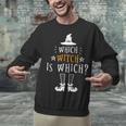 Which Witch Is Which Halloween Grammar Teacher Costume Unisex Sweatshirt, gift for family, gift for coworker Which Witch Is Which Halloween Grammar Teacher Costume Unisex Sweatshirt, gift for family, gift for coworker
