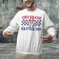 2nd Grade Batter Up Back To School Baseball Teacher Kids Unisex Sweatshirt, 2nd Grade Teacher Sweatshirts, gift for family, gift for coworker