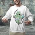 AAC Ghost Tell Me About It Speech Pathology AAC Sped Teacher Unisex Sweatshirt, gift for family, gift for coworker AAC Ghost Tell Me About It Speech Pathology AAC Sped Teacher Unisex Sweatshirt, gift for family, gift for coworker