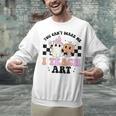 You Can't Scare Me I Teach Art Retro Teacher Ghost Halloween Unisex Sweatshirt, gift for family, gift for coworker You Can't Scare Me I Teach Art Retro Teacher Ghost Halloween Unisex Sweatshirt, gift for family, gift for coworker