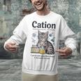 Cation Shirt Cat Science Chemistry Teacher Chemist Pun Unisex Sweatshirt, Science Teacher Sweatshirts, gift for family, gift for coworker