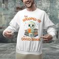 Cute Halloween Teacher Librarian Mummy Reading Books Unisex Sweatshirt, gift for family, gift for coworker Cute Halloween Teacher Librarian Mummy Reading Books Unisex Sweatshirt, gift for family, gift for coworker